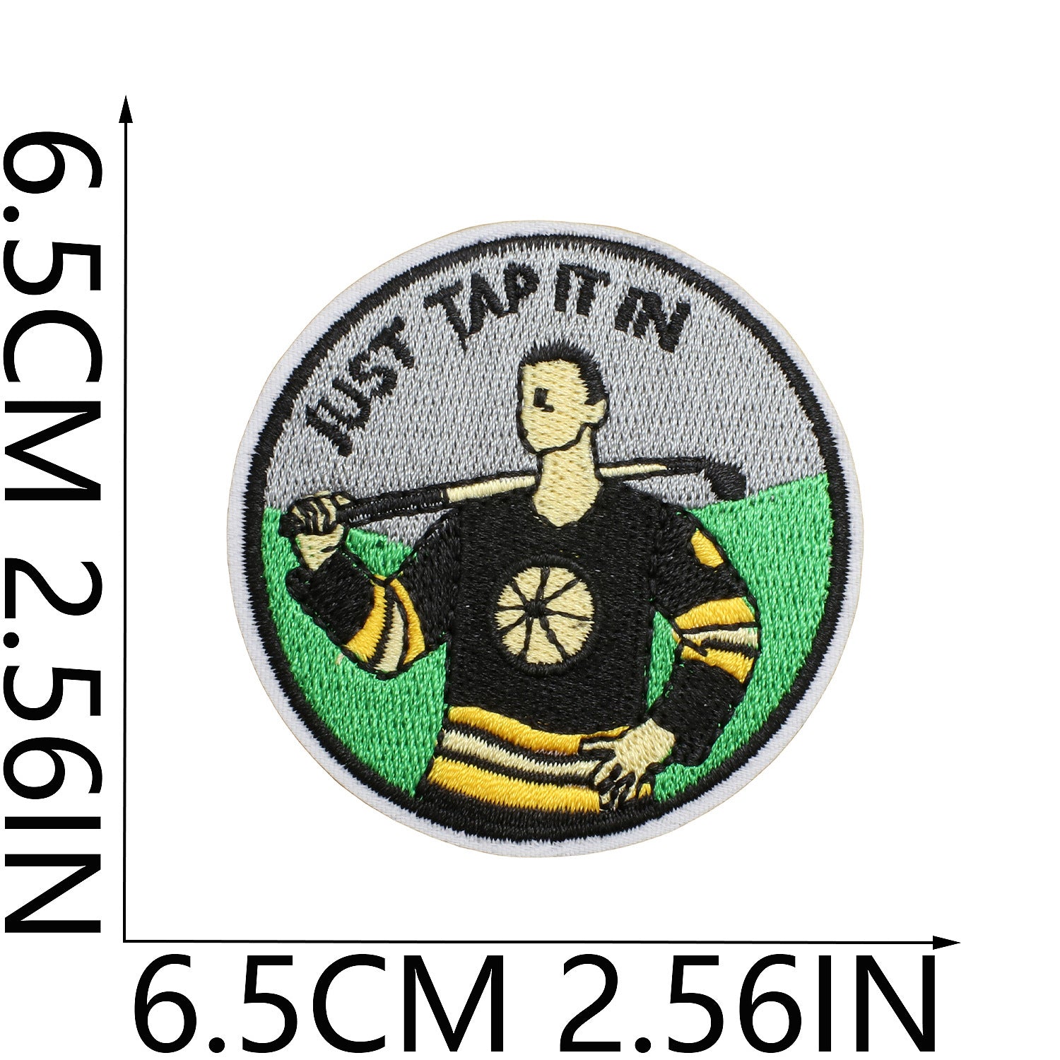Wholesale Chic Golf Club Embroidered Patch Polyester Clothing Decorative Accent Casual Everyday Use