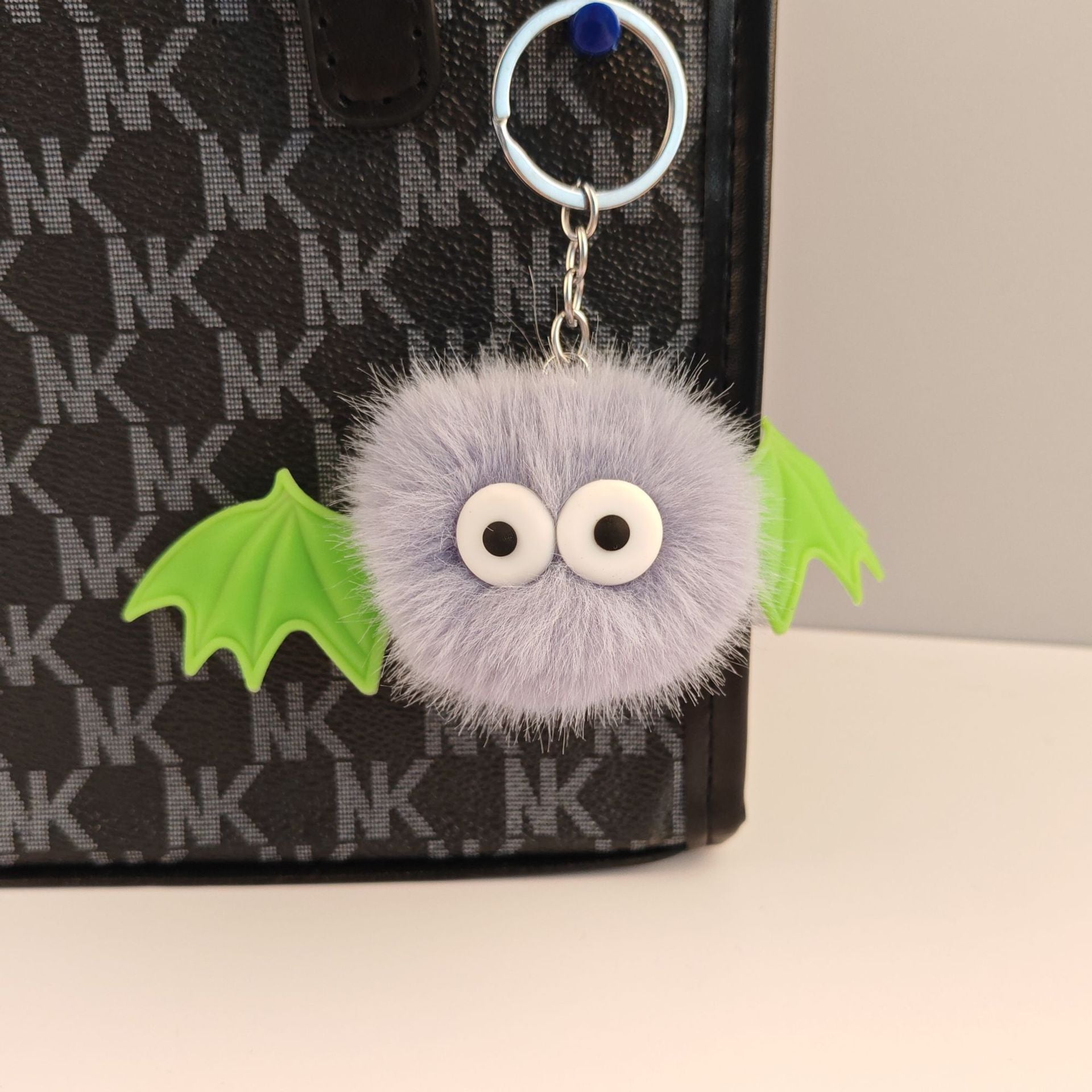 Wholesale 5pcs/pack Plush ball pendant funny keychain accessories