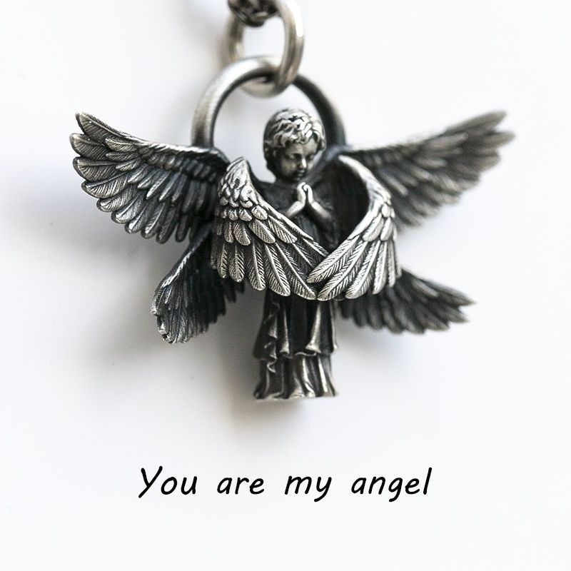 Wholesale Seraph Pendant Alloy Necklace