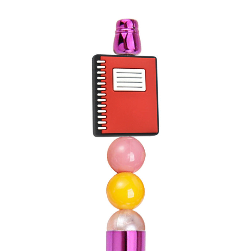 Wholesale Random 100pcs/pack DIY School Season Ballpoint Pen Beaded