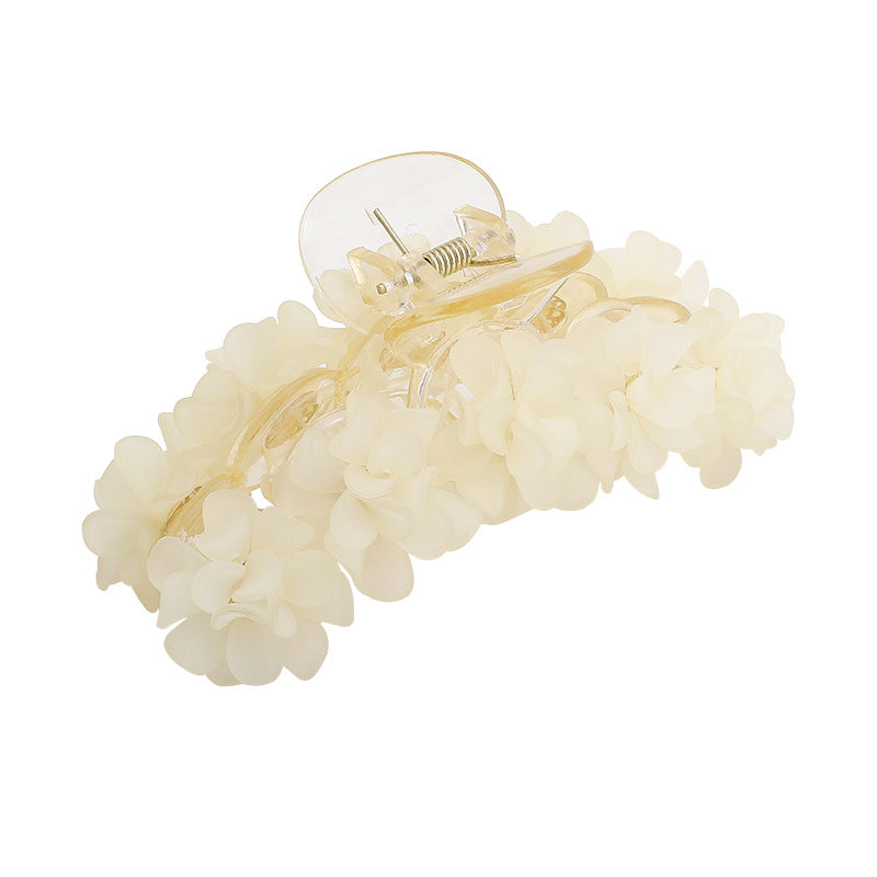 Wholesale Handwoven Flower Acrylic Hair Clips