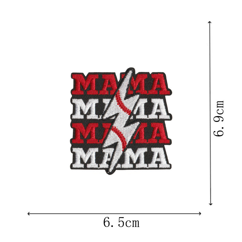 Wholesale Bow Cartoon Baseball DIY Patches