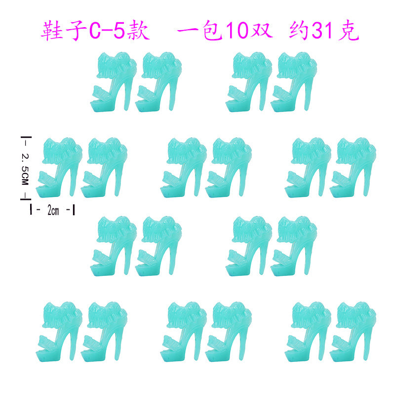 Wholesale 5pcs New style suitable for 30CM doll toy accessories shoes