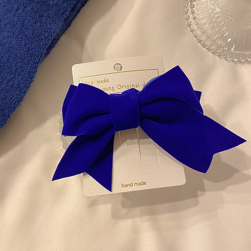 Wholesale Velvet Big Bow Hair Clip