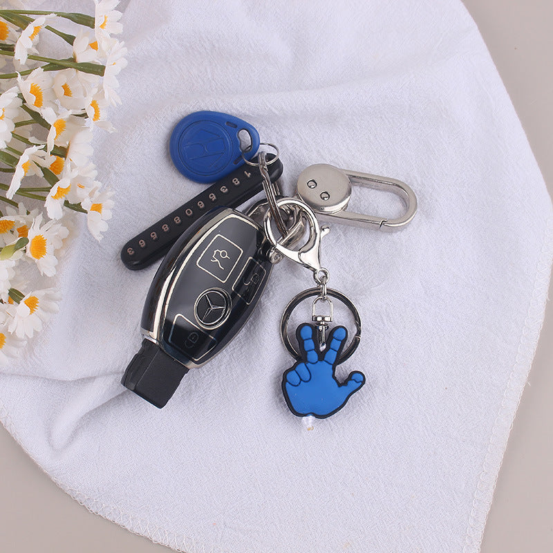 Wholesale Gesture keychain pendant men's gift car key bag pendant