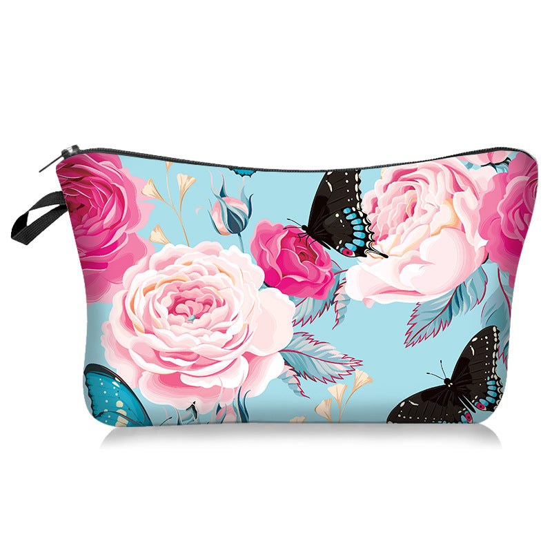 Wholesale Butterfly Series Cosmetic Bag Portable Travel Bag Toiletry Bag