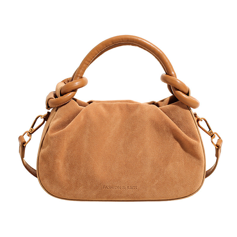 Wholesale PU leather bucket high-end versatile crossbody bag