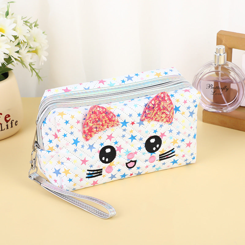 Wholesale Gradient Cat Large Capacity Portable Travel Storage Bag
