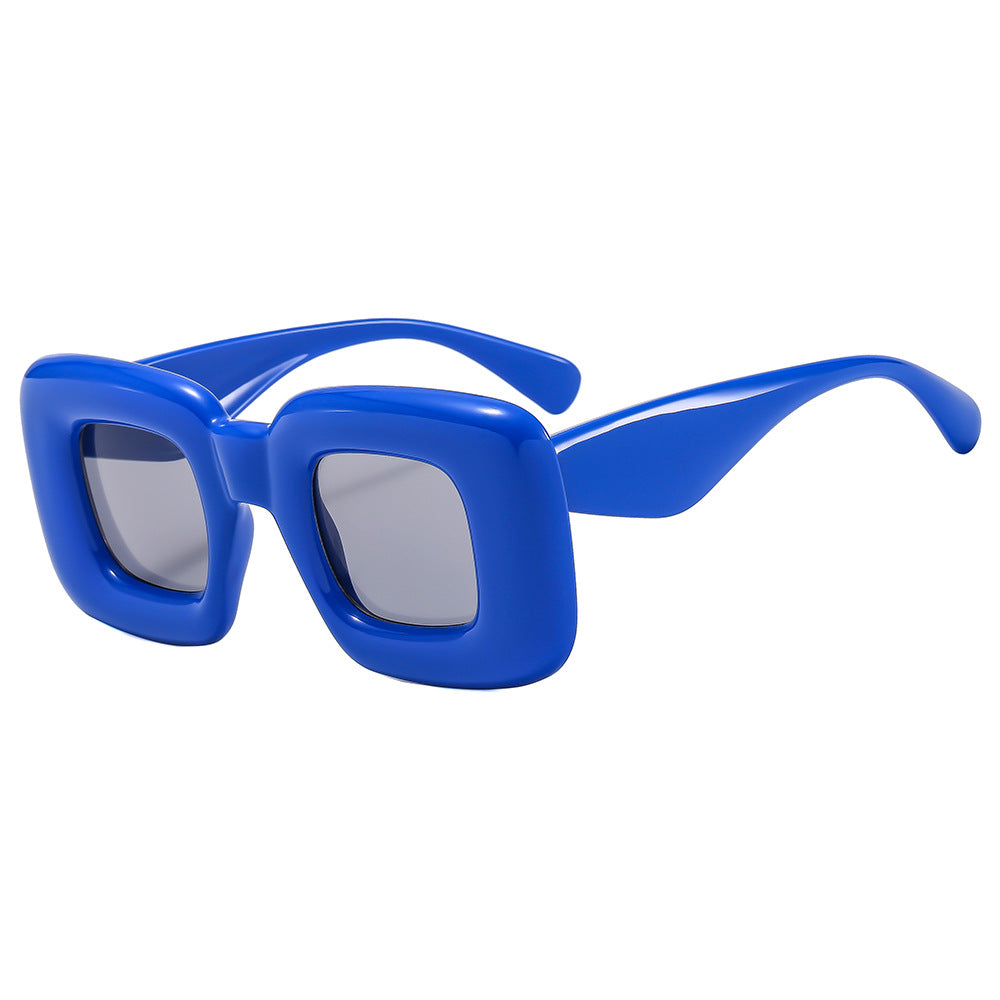 Wholesale New Large Square Frame PC Sunglasses