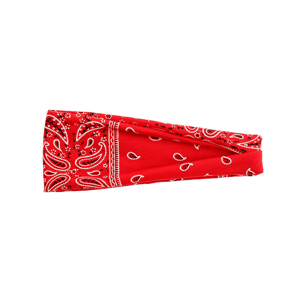 Wholesale Yoga Printed Bohemian Stretch Headband