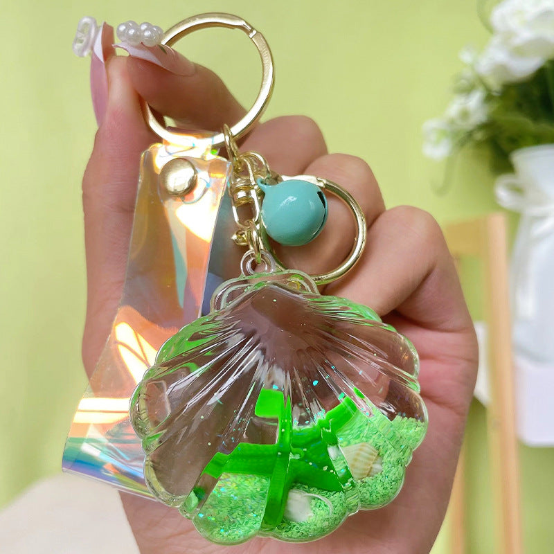 Wholesale Acrylic Starfish Shell Keychain