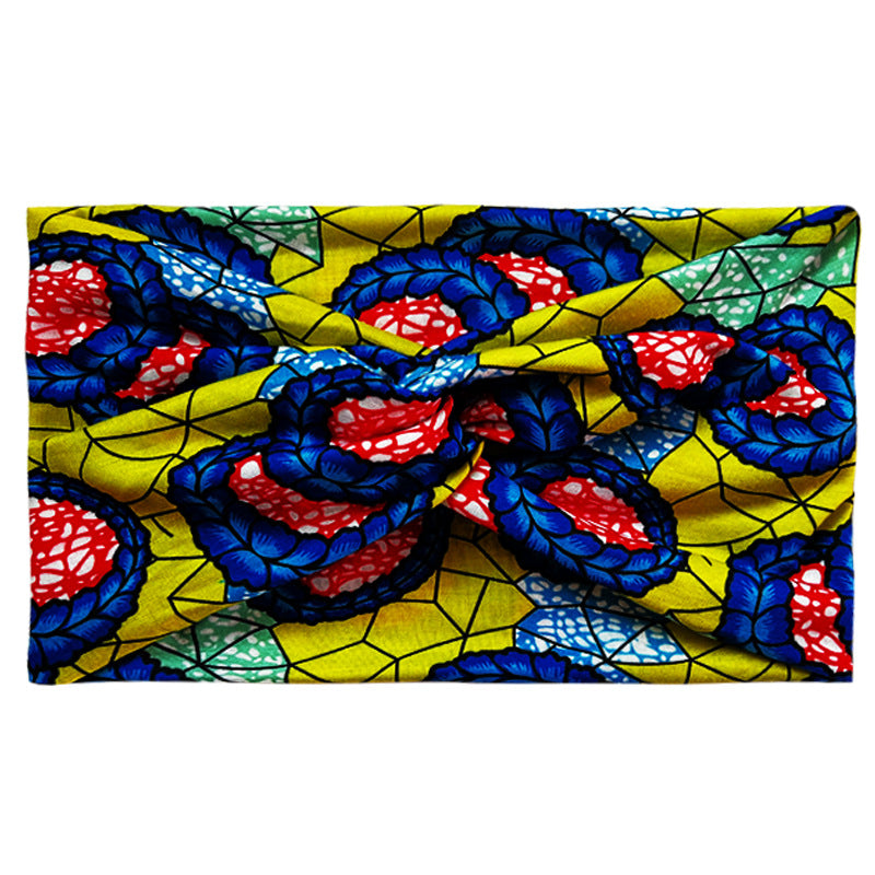 Wholesale Bohemian Yoga Sports Wide Anti sweat Stingy Cotton Headband