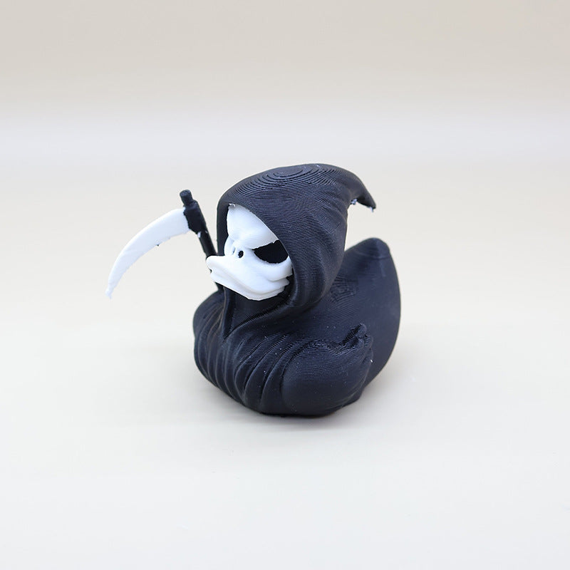 Wholesale  New 3d Printing Death Duck Grim Reaper Duck Halloween Gift