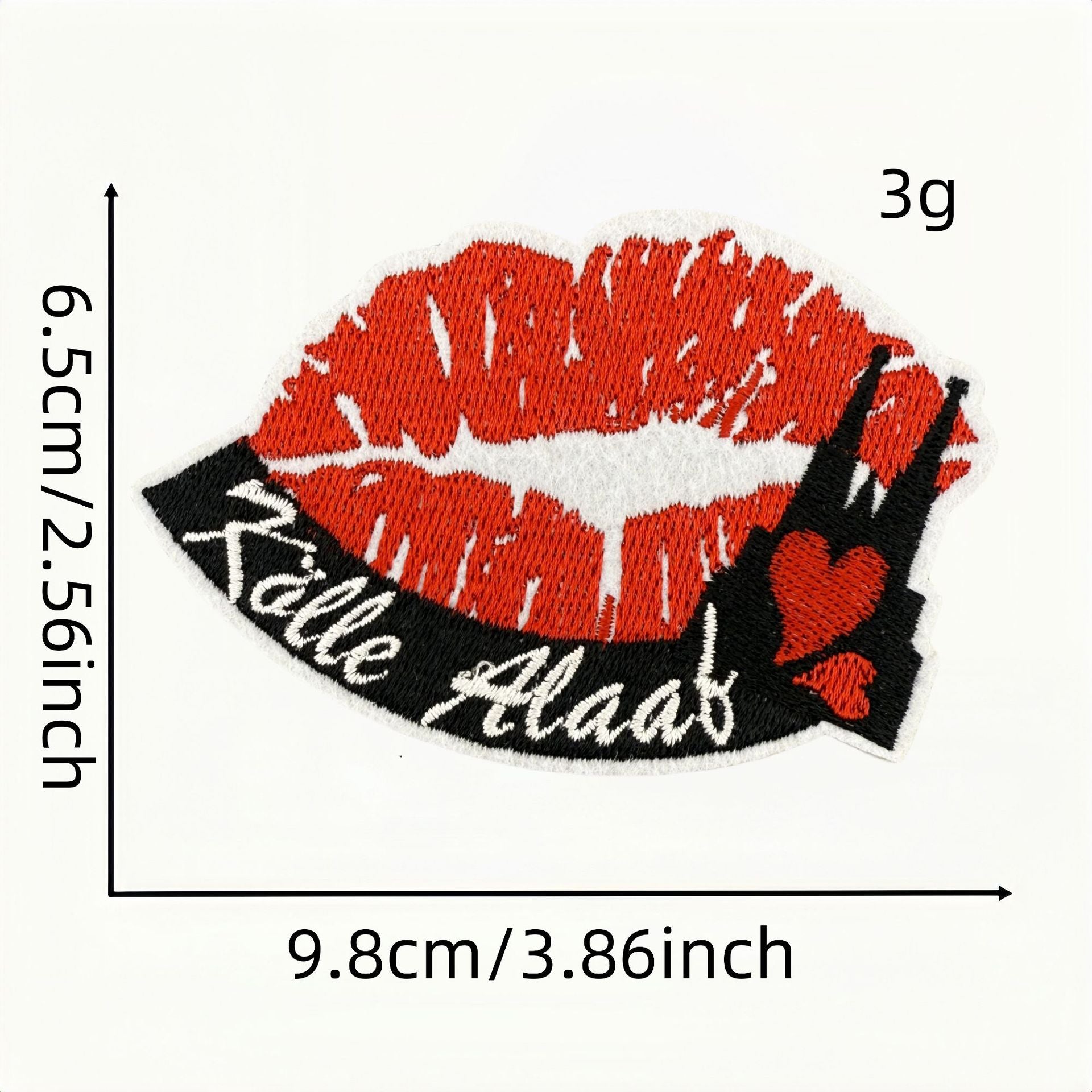 Wholesale Carnival cartoon red clown DIY patches