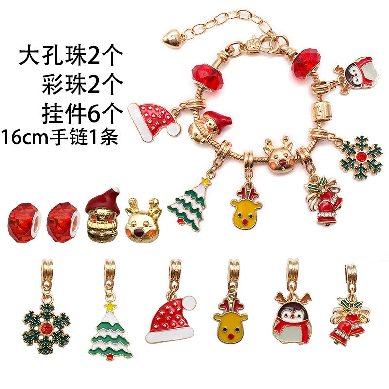 Wholesale 2PCS Christmas Kids Alloy Bracelet