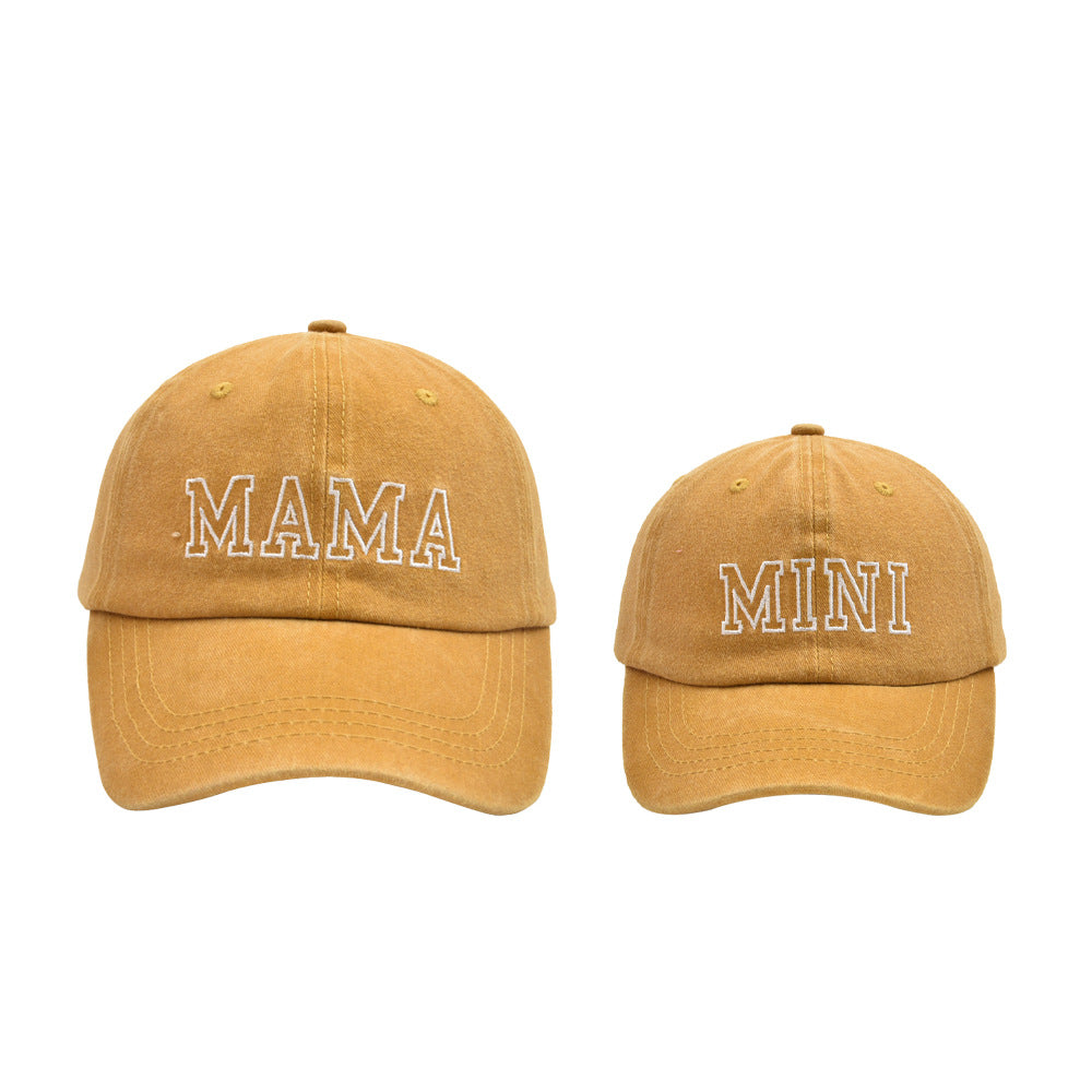 Wholesale Cotton Embroidered Letters MAMA MINI Parent-child Baseball Cap