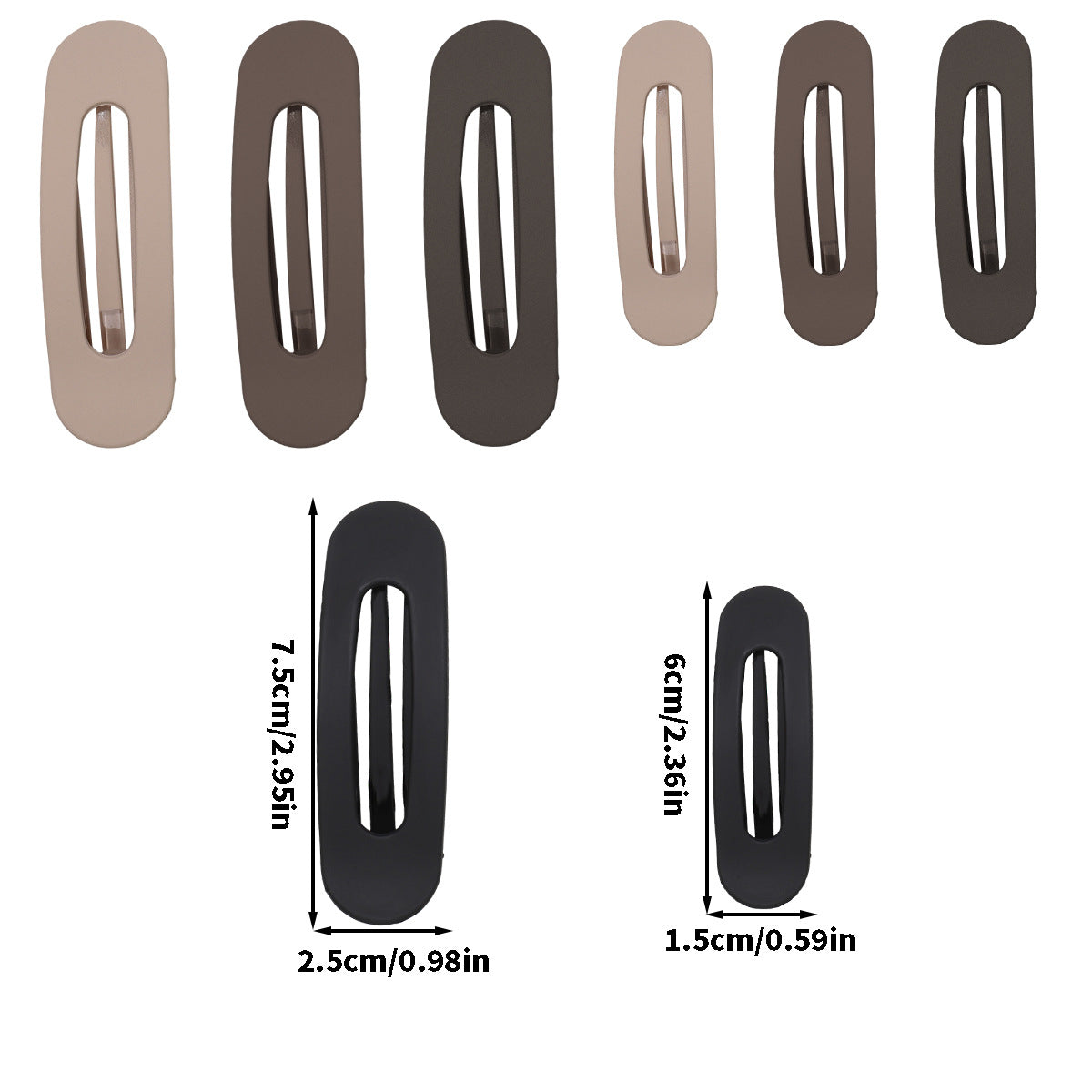 Wholesale Duckbill Clip Advanced Sense Hollow Oval Hairpin