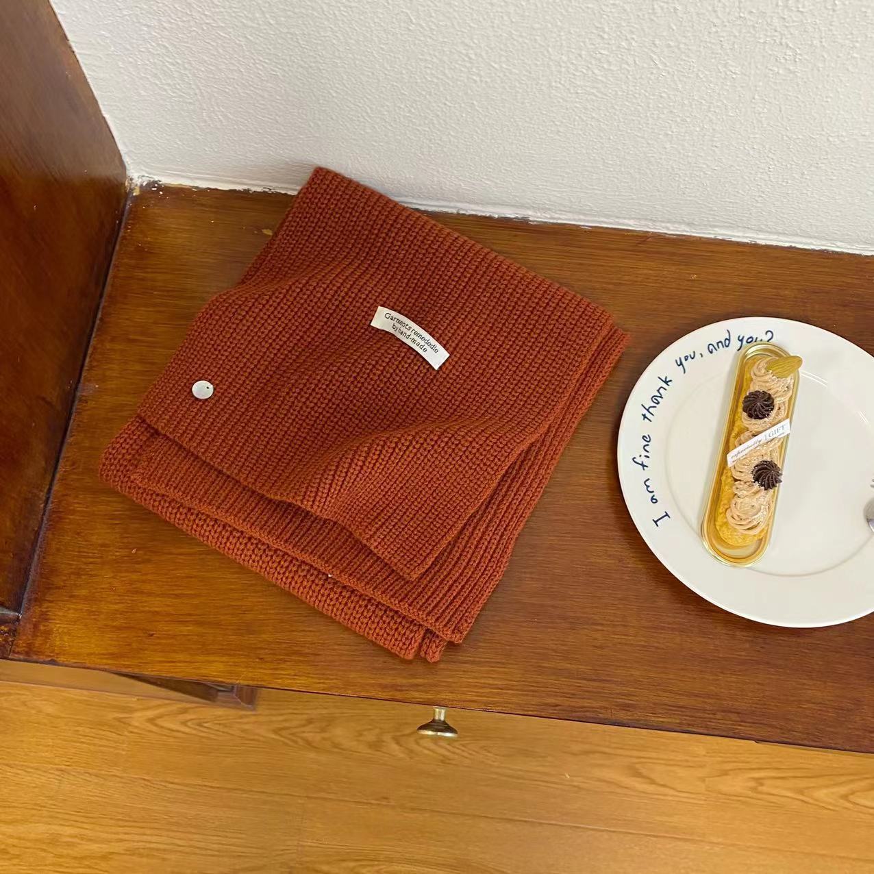 Wholesale Multicolor Knitted Wool Scarf