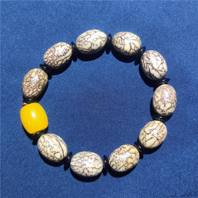 Wholesale Natural Bloodshot Beads Bodhi Bracelet