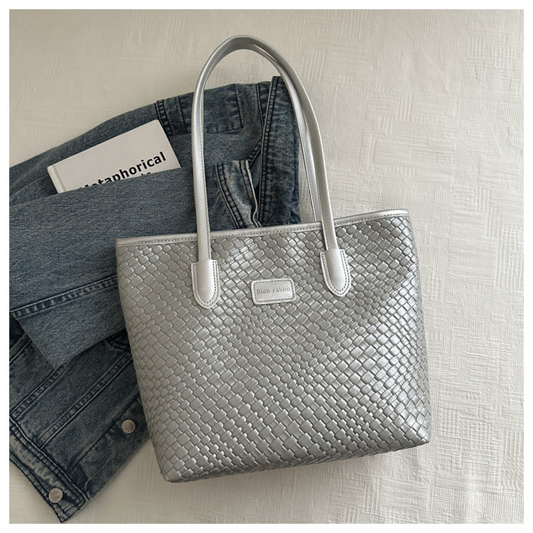 Wholesale Large Capacity PU One Shoulder Fashionable All-match Tote Bag