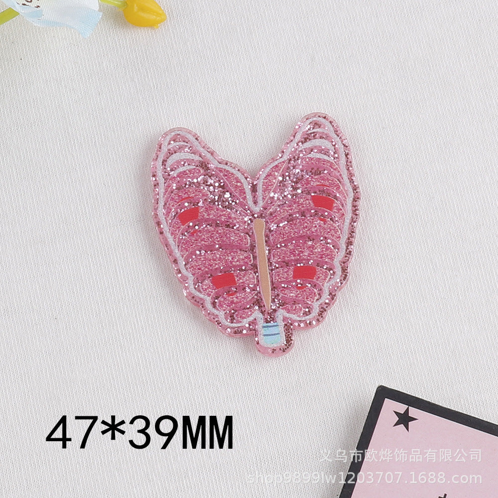 Wholesale 10PCS FlatBack Cartoon Pills Clothes Bottle Pins Cute Things DIY Acrylic Patch