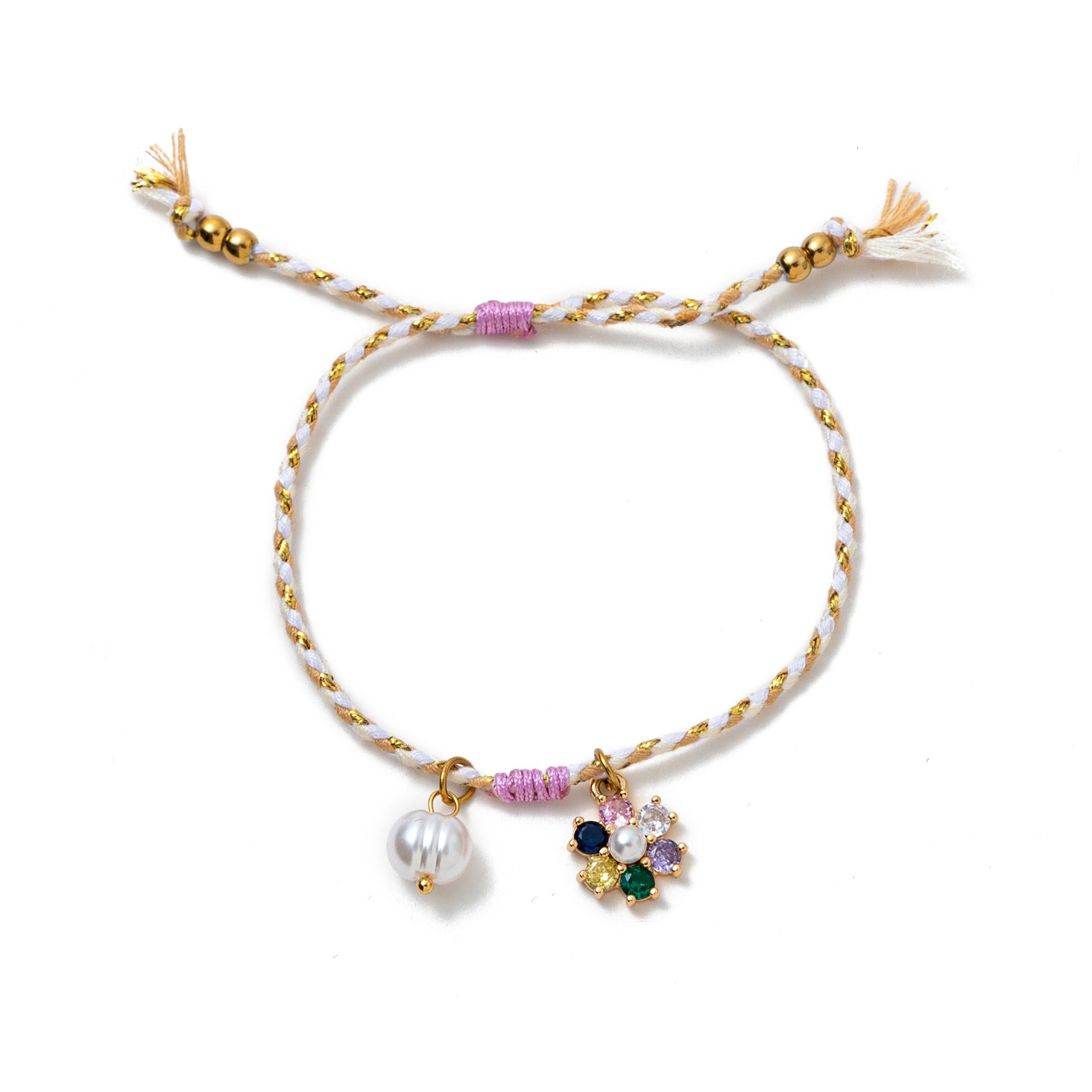 Wholesale Shell Crystal Green Beads Multi-layer Stacked Wear Bracelet Stainless Steel Bracelets