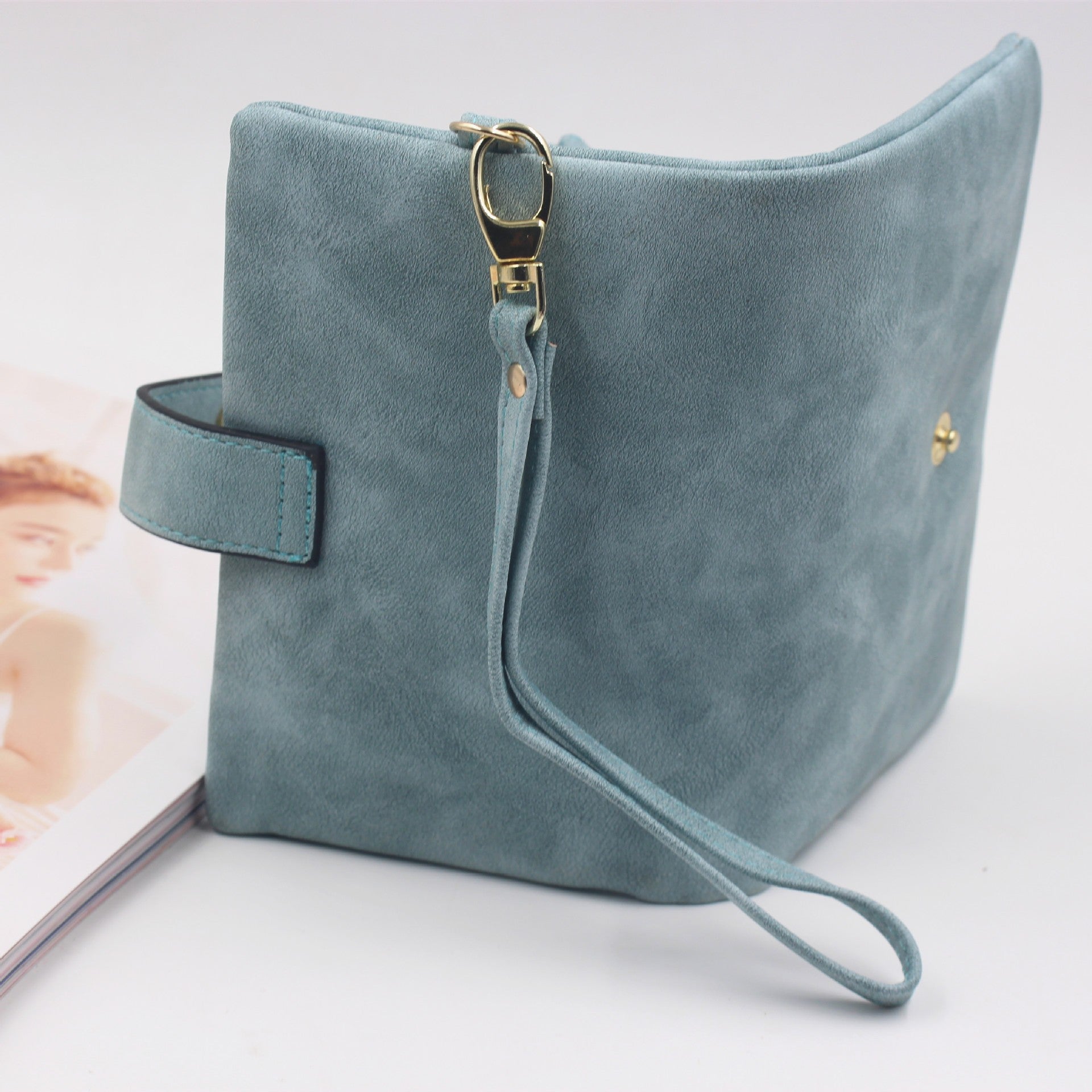 Wholesale PU Short Multi Card Ladies Wallet