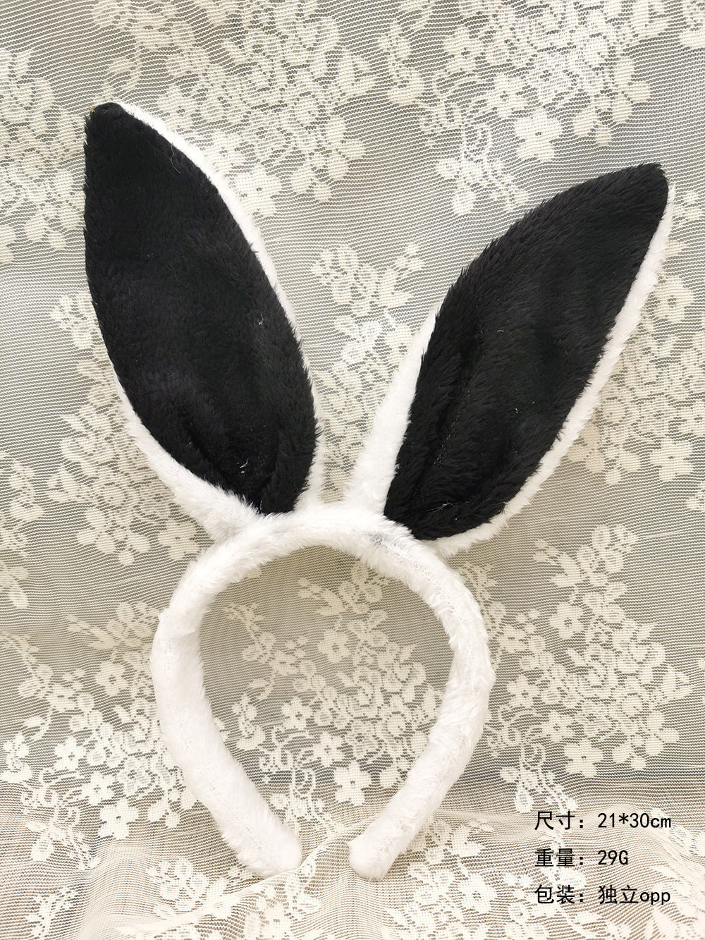 Wholesale Halloween Women Children's Performance Props Easter Cute Plush Rabbit Ear Headwear