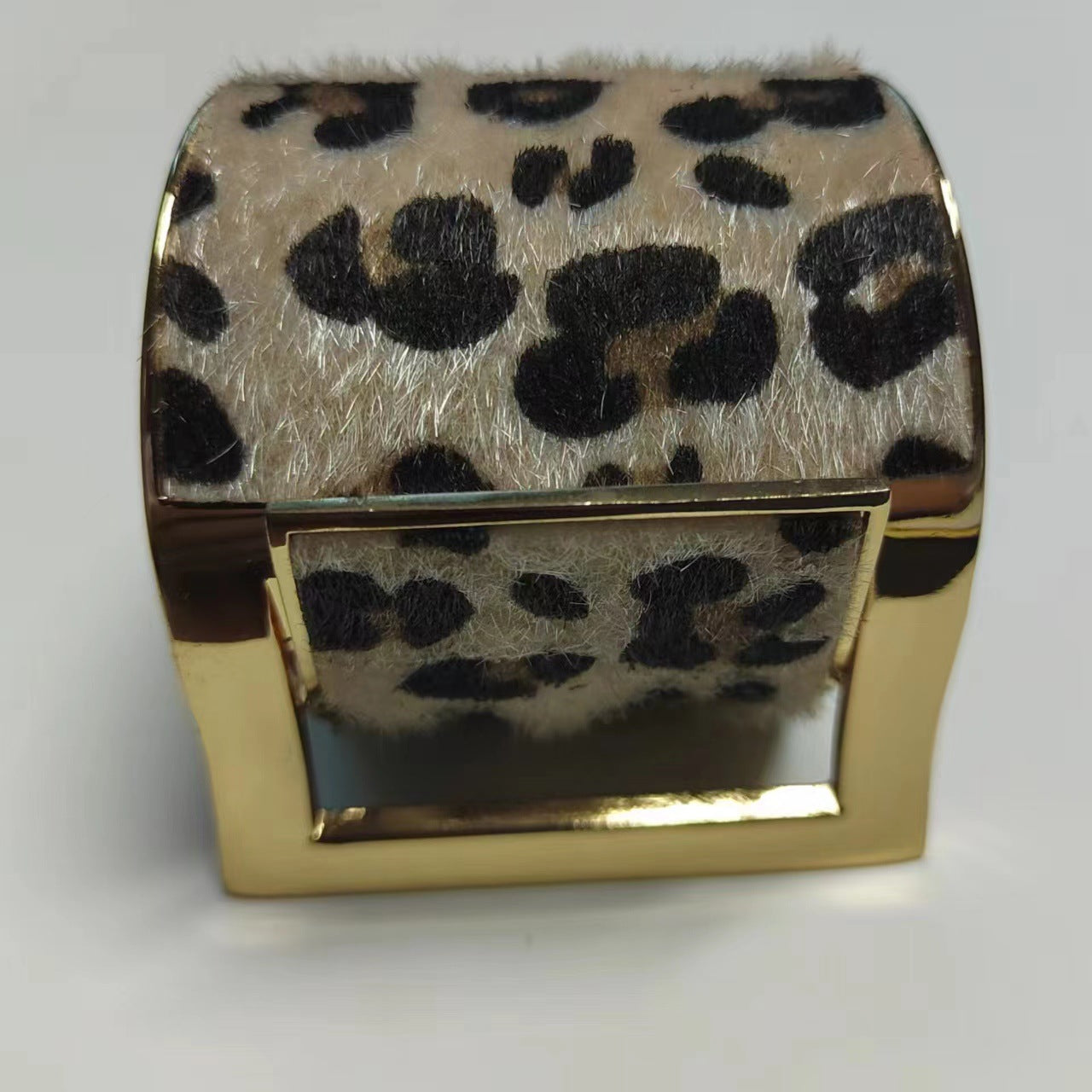 Wholesale Leopard Print Alloy Simple Gold-plated Open Bracelet