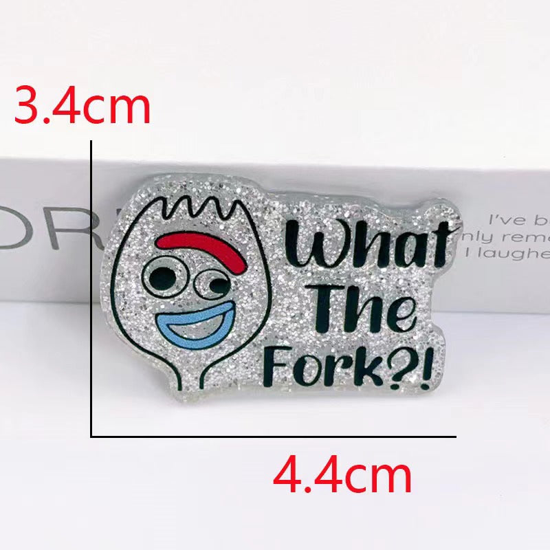 Wholesale 10pcs Cartoon Alphabet Acrylic Flatback