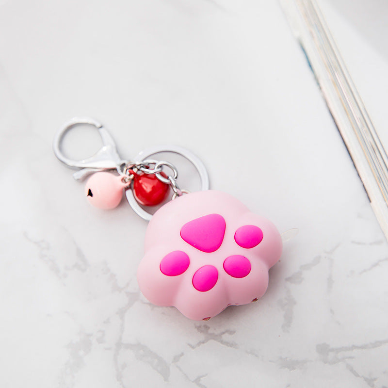 Llavero de Claw Glow Cat de Glow Cat de Sounding Glow de Sounding Glow de ABS iluminado