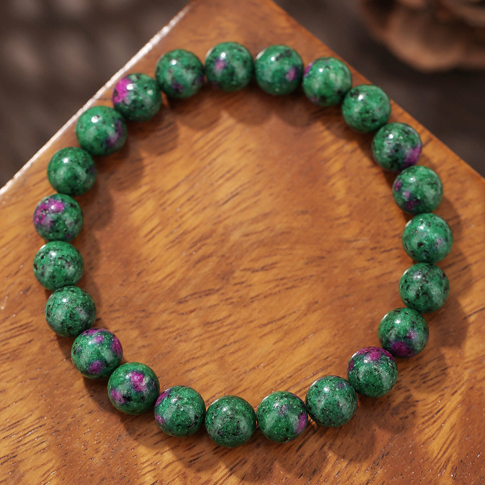 Wholesale Retro ethnic style beaded tiger eye rose quartz black agate bracelet