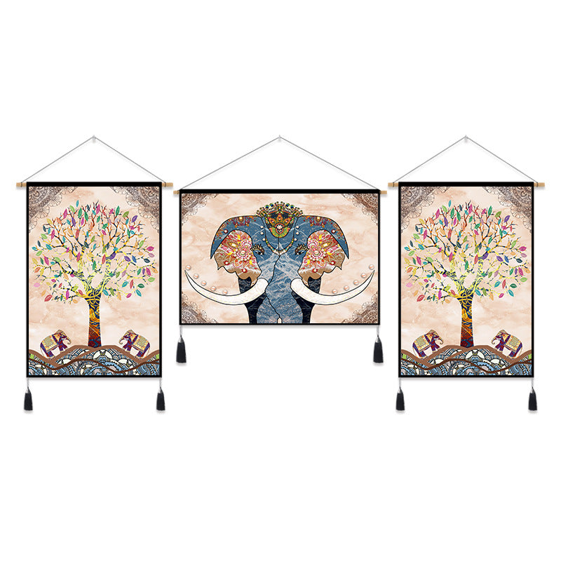 Wholesale Chemical Fiber Ethnic Style Tapestry Hanging Paintings