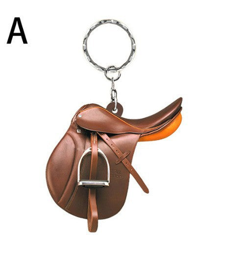 Wholesale Saddle Car Key Pendant Acrylic Keychain