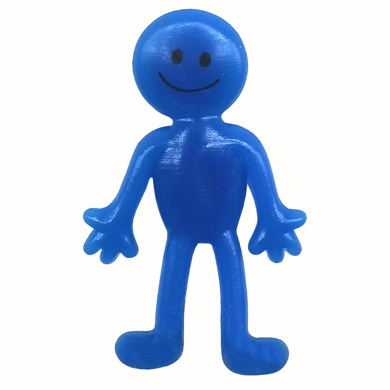 Wholesale TPR Expression Villain Pinch Happy Smiling Face Doll Elastic Stretch Decompression Lala Music Decompression Toy