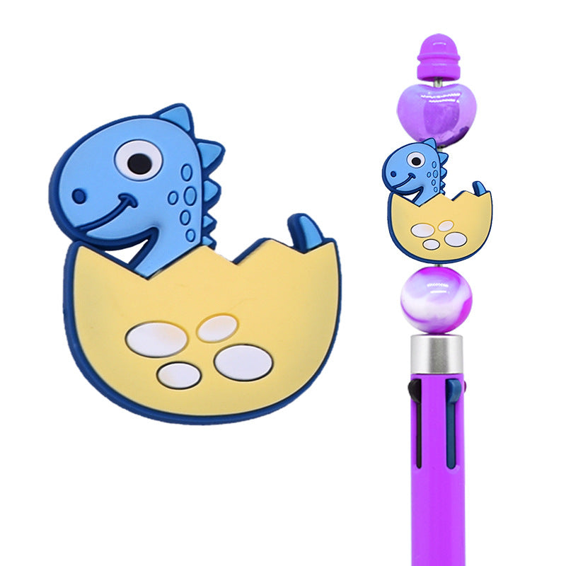 Wholesale 100pcs Diy Dinosaur Cartoon PVC Beads