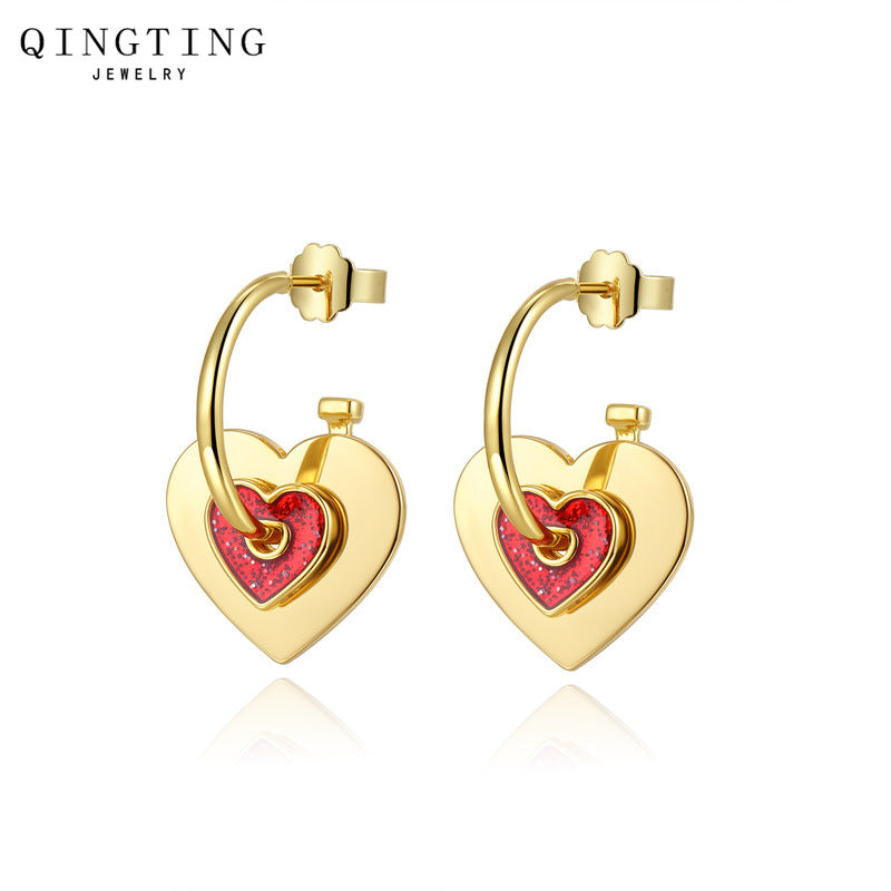 Wholesale Mother's Day Love Earrings