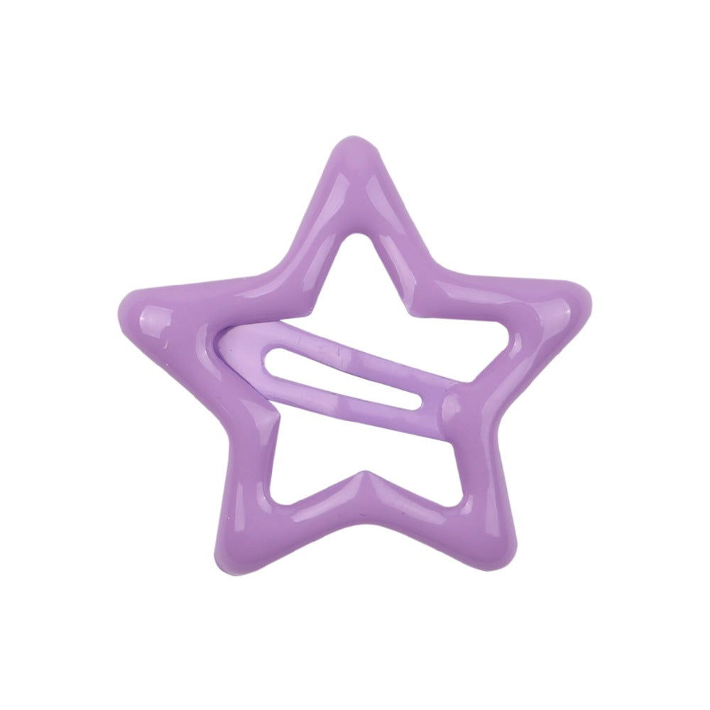 Wholesale Geometric Star Metal Hair Clips