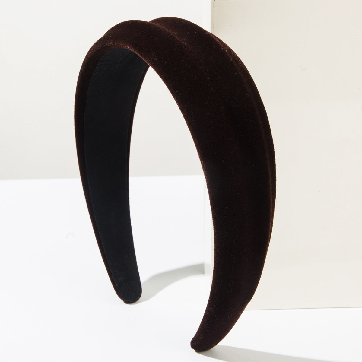 Wholesale Concave and convex velvet headband with simple wide brim hair accessories