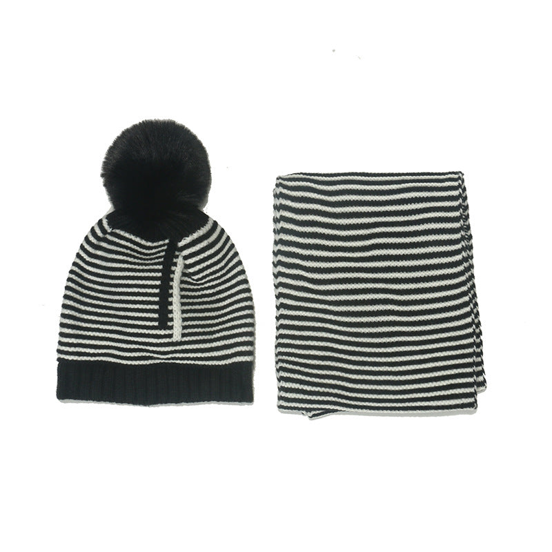 Wholesale Children's Knitted Hat Scarf Set