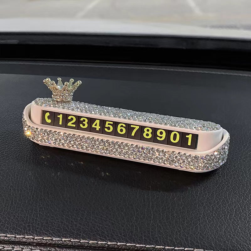 Wholesale Telephone Number Plate Plastic Car Accessories