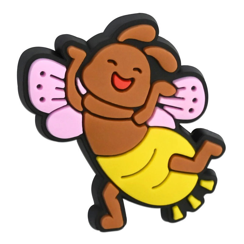 Wholesale  Random 100pcs/pack Little Bee Bead Series  Focal Beads