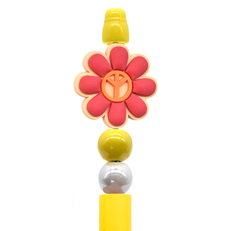 Wholesale  Random 100pcs  High-value love and peace personalized beads