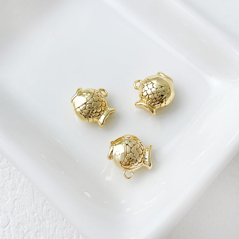 Wholesale 14k Gold Plated Marine Creature Pendant Diy Accessories