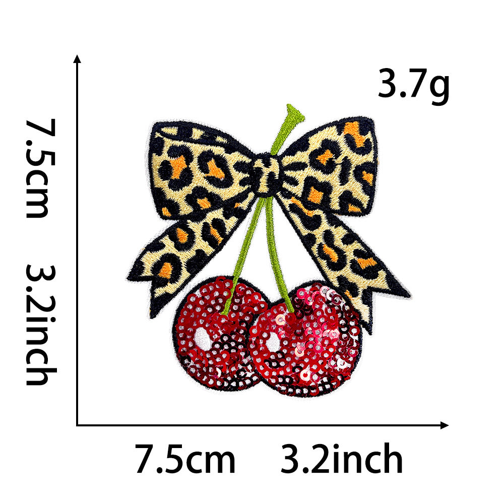 Wholesale Las Vegas Casino Dice Poker Sequined Embroidered Patch Set Iron On For et Fashion Gift