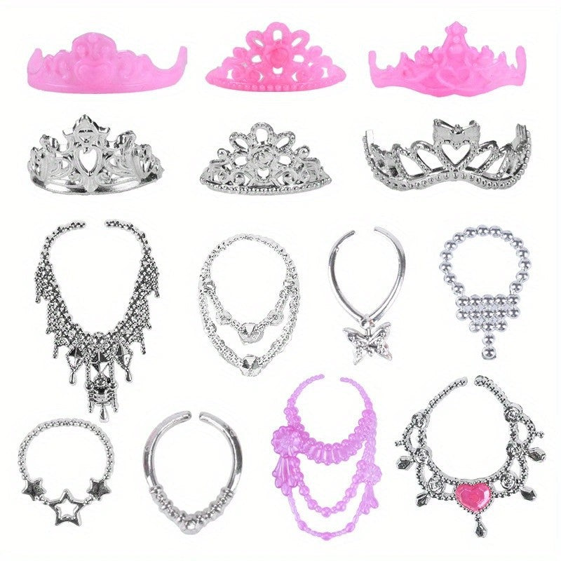 Wholesale 10-Piece Set of 11-Inch 30cm Doll Necklace Doll Accessories