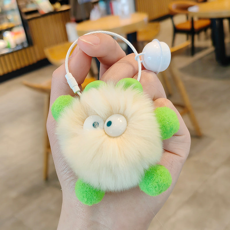 Wholesale Cute Elf Plush Ball Keychains