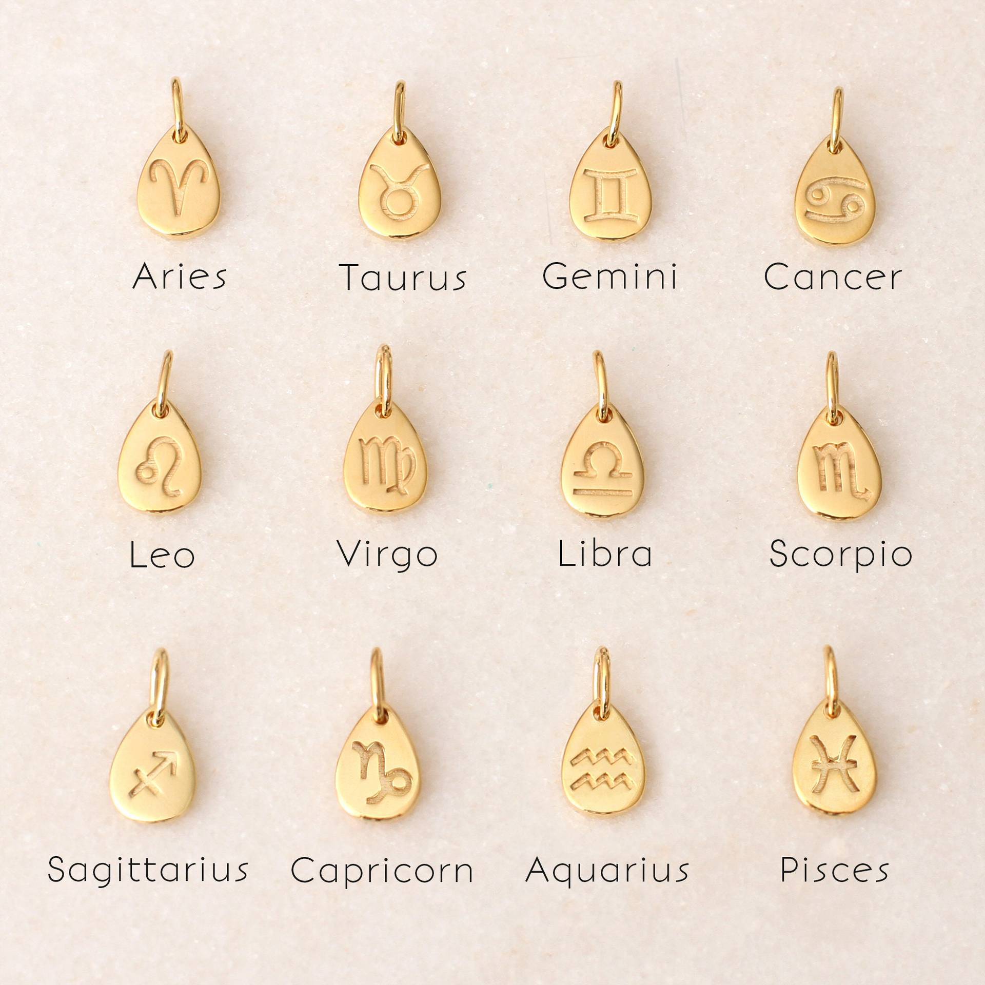 Wholesale Modern Titanium Steel Twelve Birthstone Zodiac Charms Pendant Necklace Fashion Jewelry Accessory For Gift