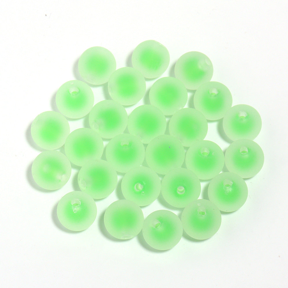 Wholesale 200pcs 16mm colored frosted acrylic beads