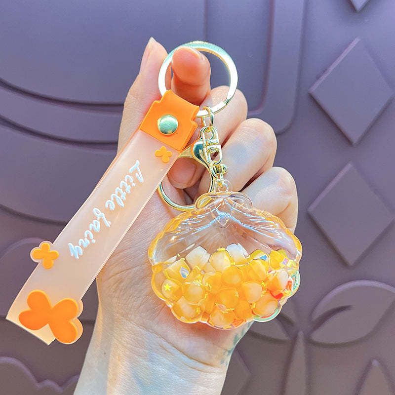 Wholesale Oil-infused Sugar Bean Shell Keychain